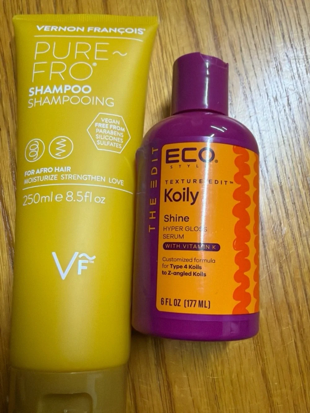 Bundle- Pure Fro Shampoo - Yellow | Moisturize & Strengthen for Afro Hair